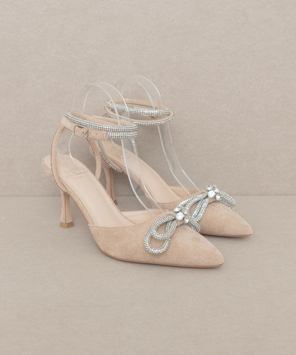 OASIS SOCIETY Chelsea - Bow Front Kitten Heel