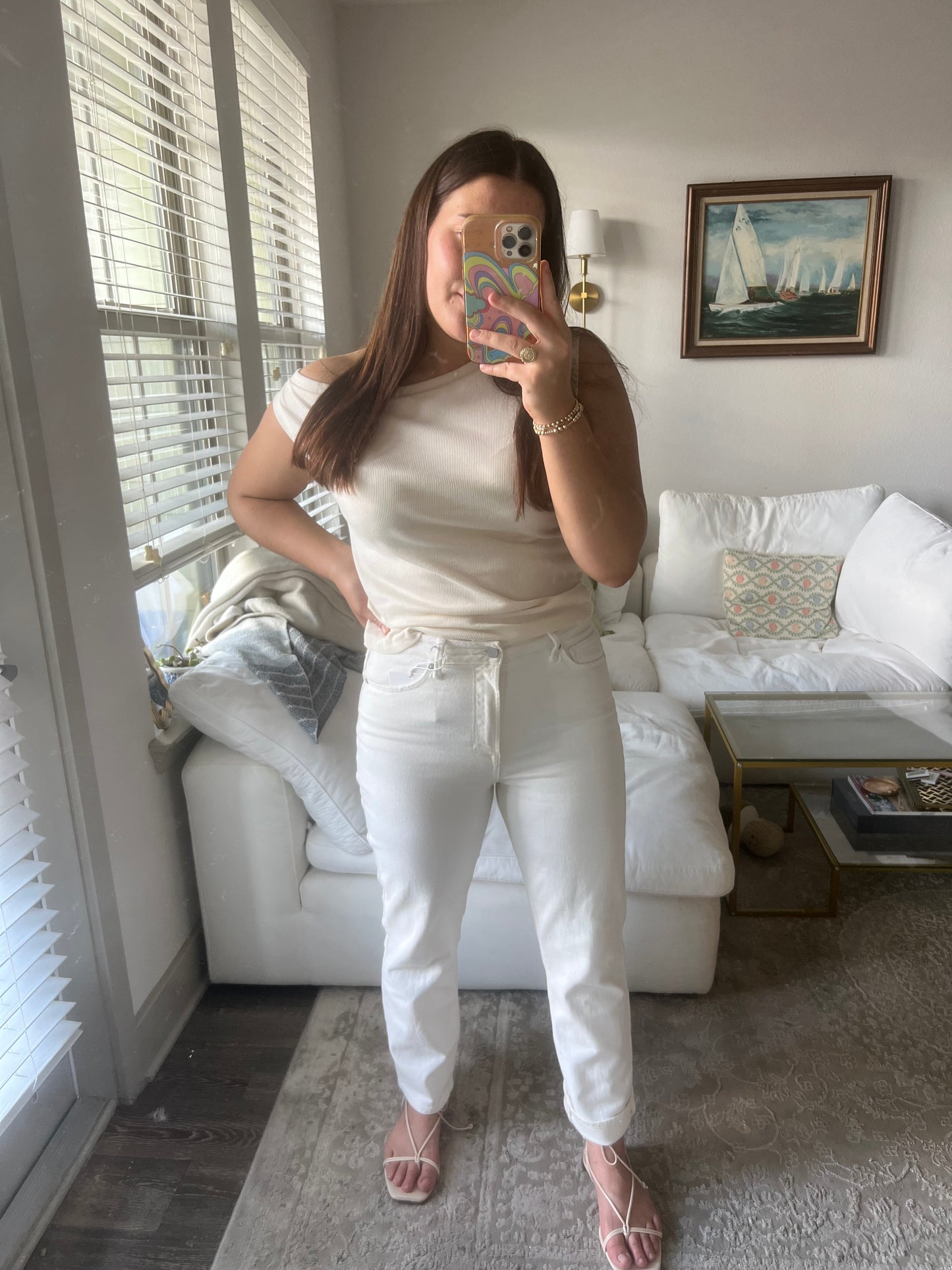 Denim Dream White Jean