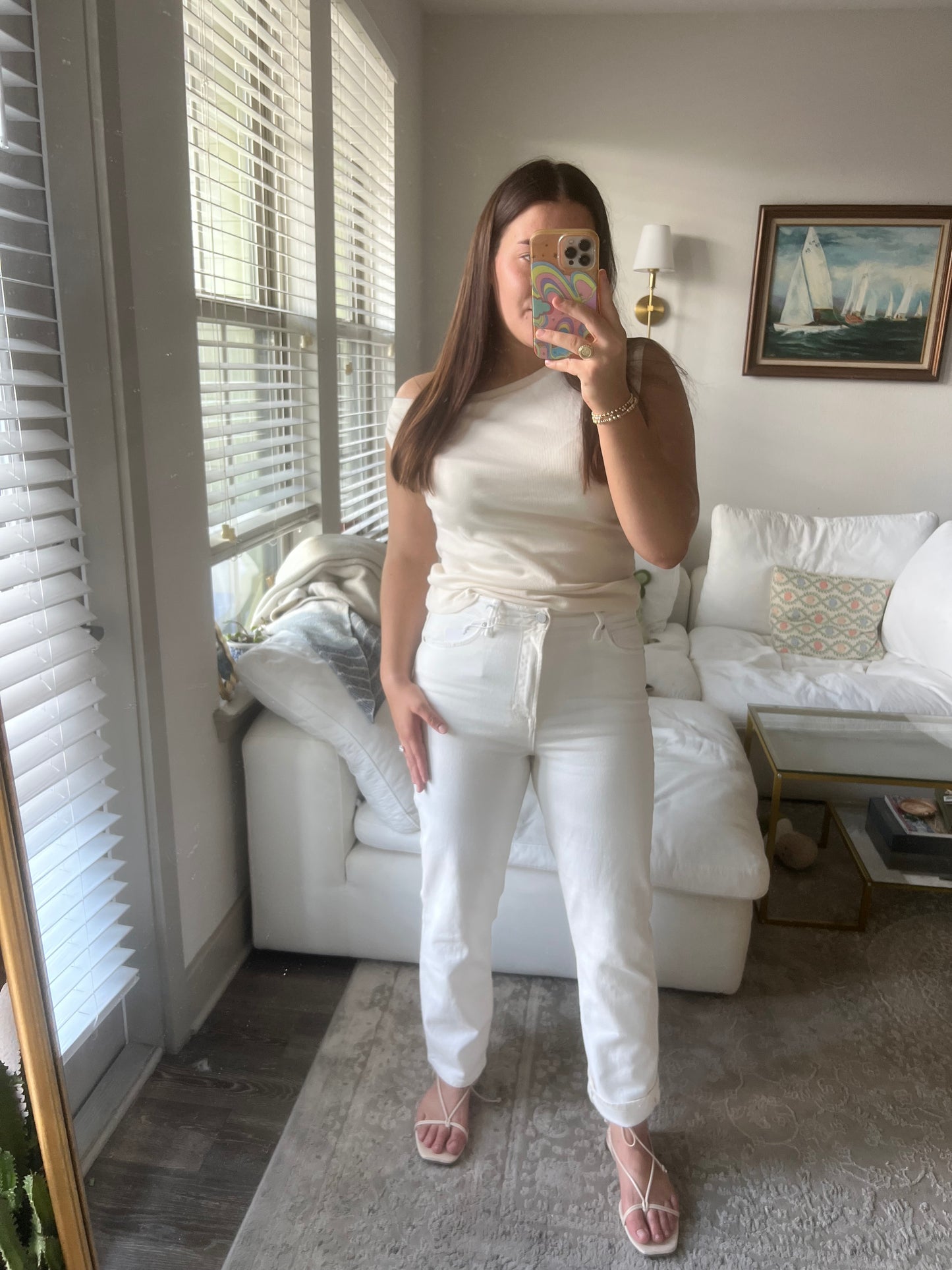 Denim Dream White Jean